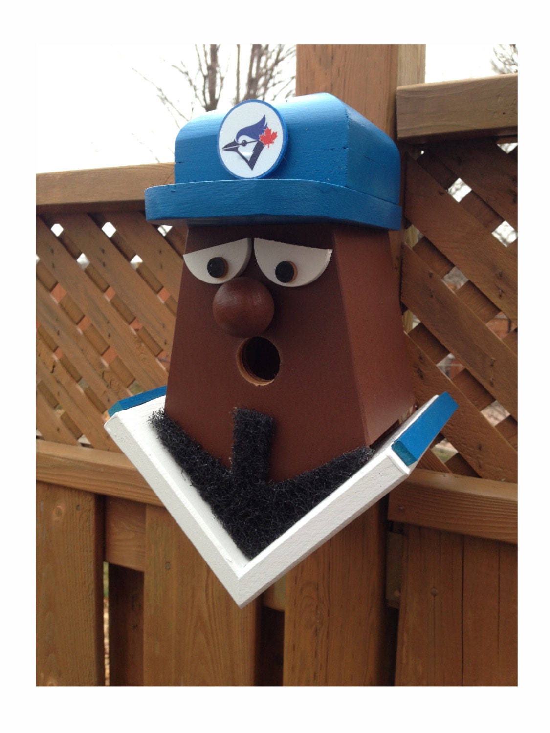 Blue Jay's Jose Reyes Upside Down Birdhouse