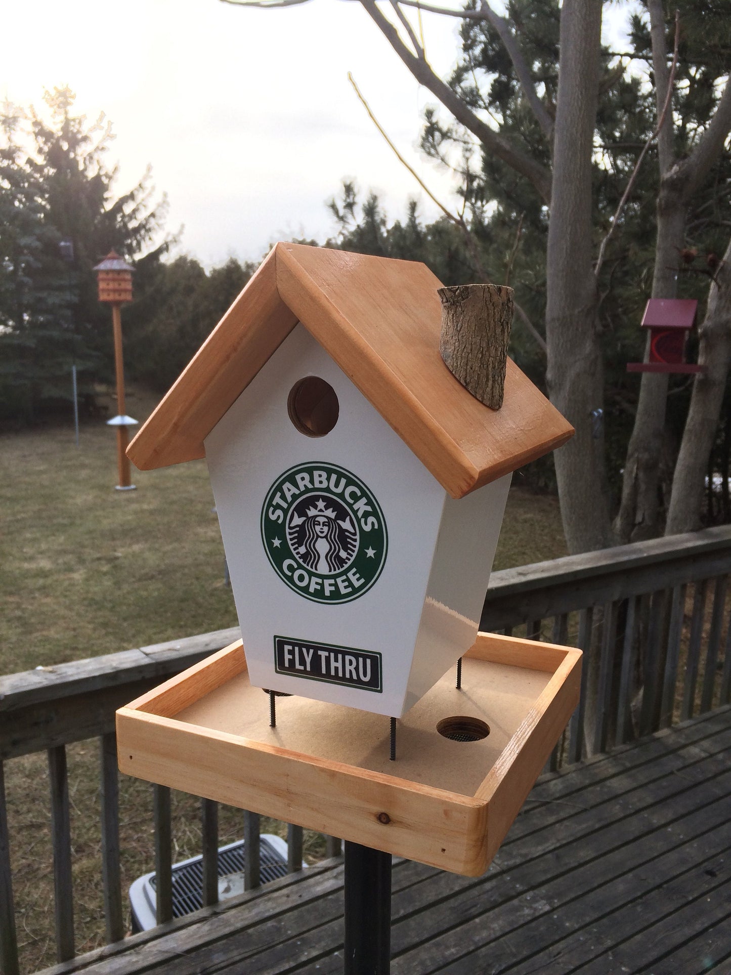 Coffee Lovers Bird Feeder