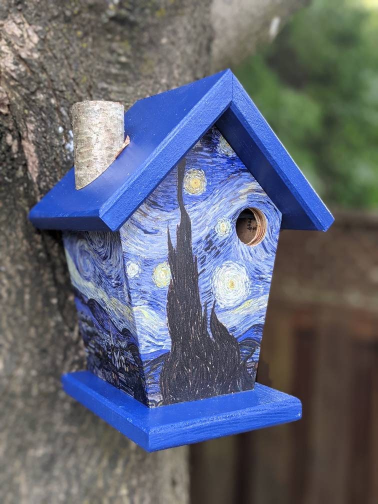 Starry Night Vincent Van Gogh Birdhouse