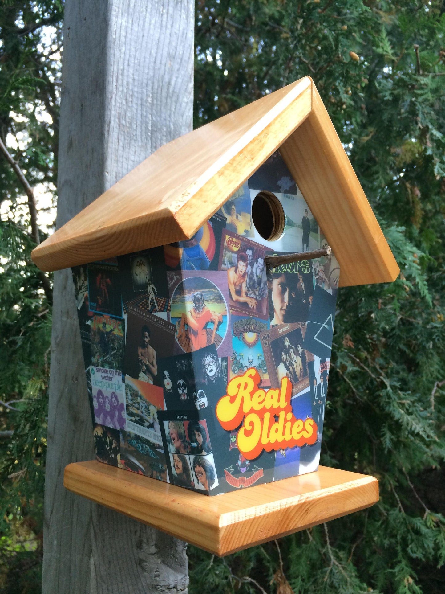 Real Oldies (Stained Roof) Birdhouse