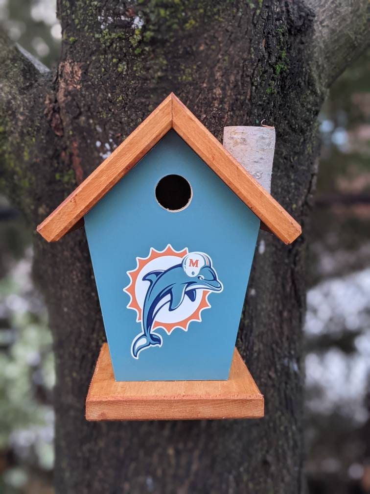 Miami Dolphins Birdhouse/Feeder Sports