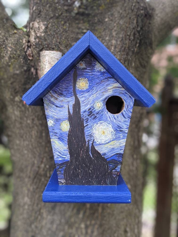 Starry Night Vincent Van Gogh Birdhouse