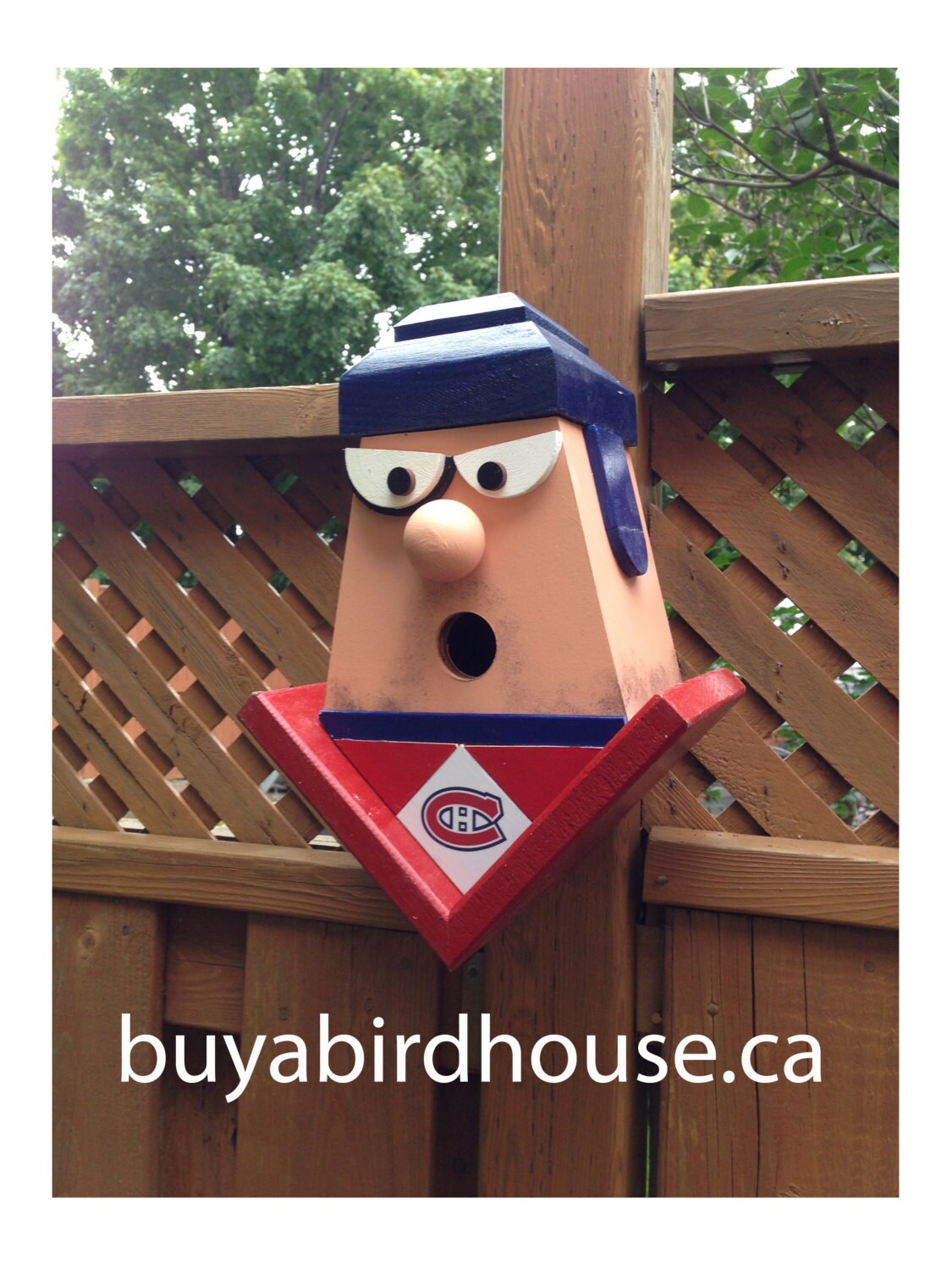 Montreal Canadiens Hockey Player Birdhouse