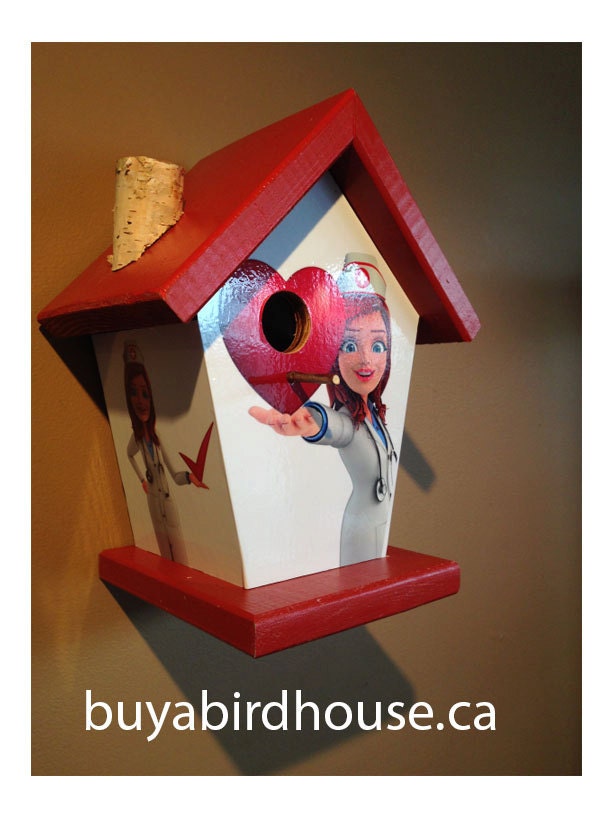 Nurse Theme Birdhouse