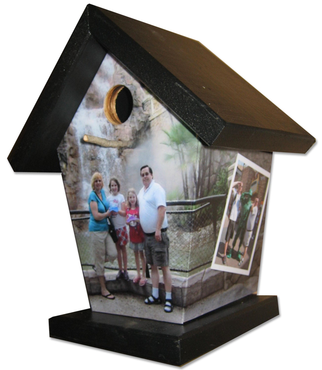 Custom Photos Image & Text Birdhouse