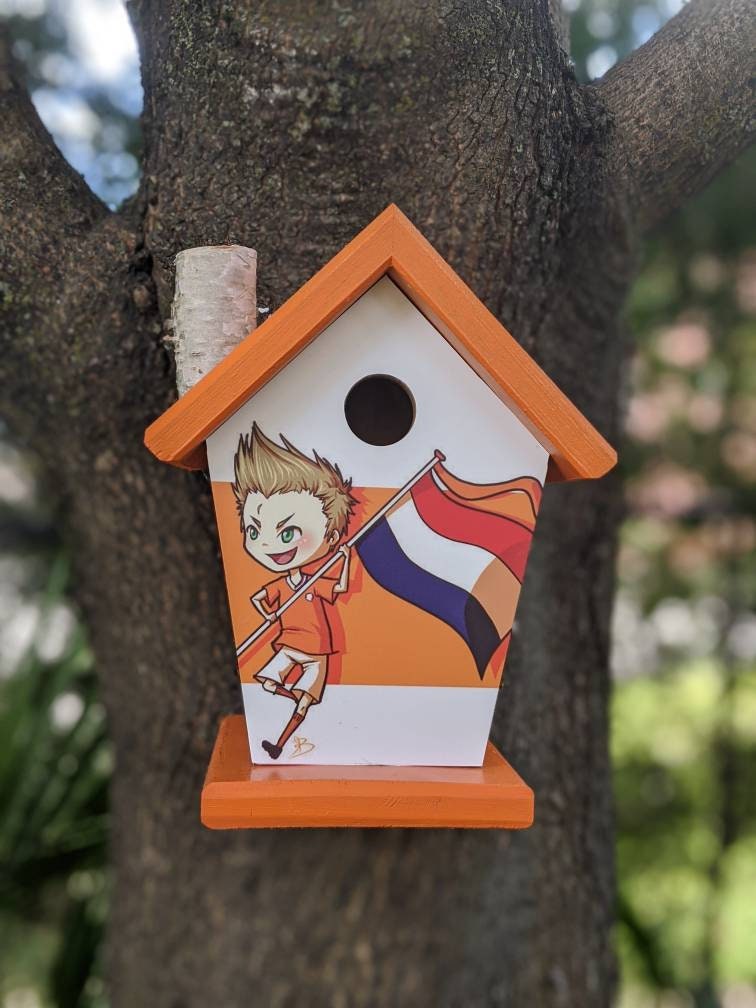 Soccer Player Holland Birdhouse Sports