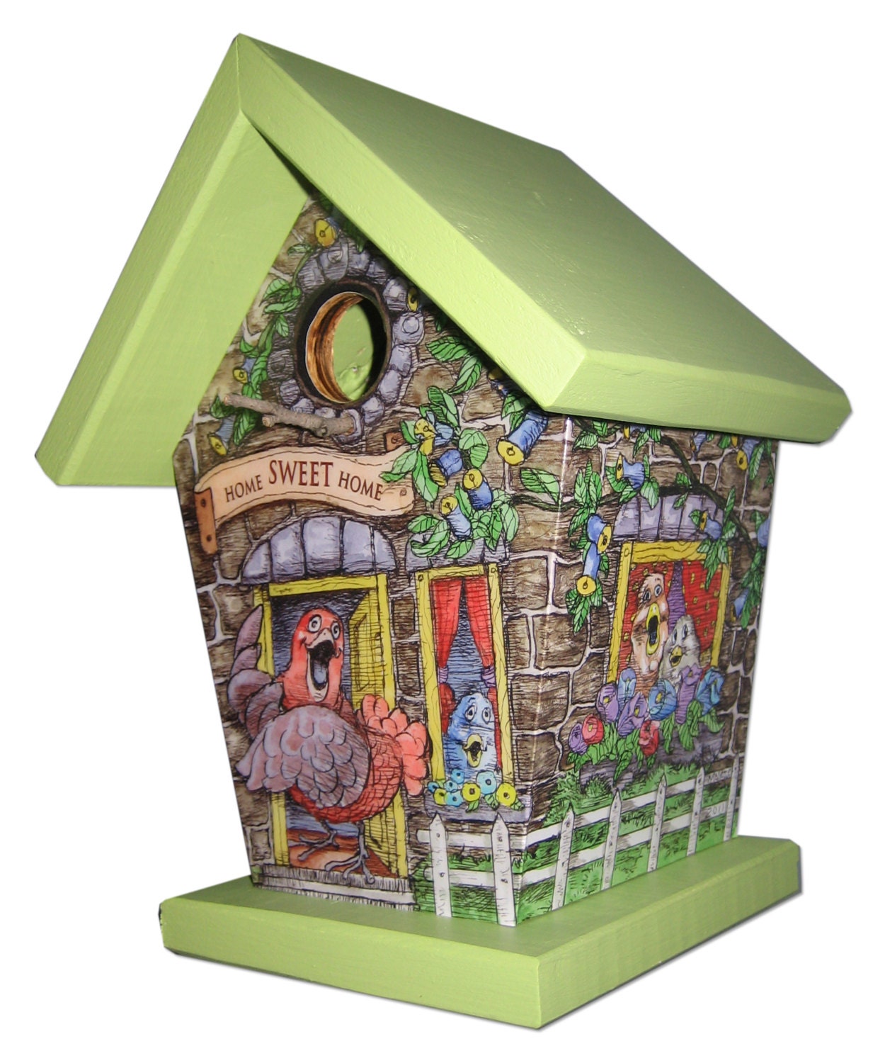 Home Sweet Home.. Birdhouse Personalized