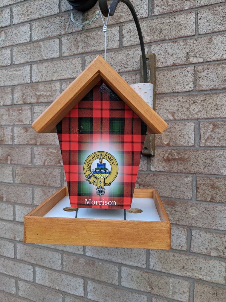 Morrison Tartan & Crest Bird Feeder