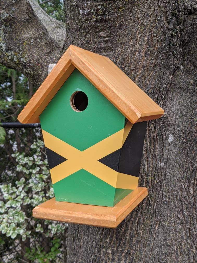 Jamaica Stained Roof Birdhouse
