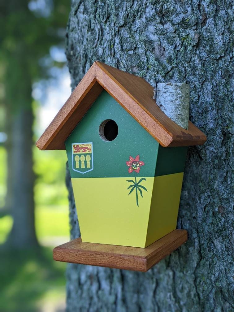 Saskatchewan Flag Birdhouse