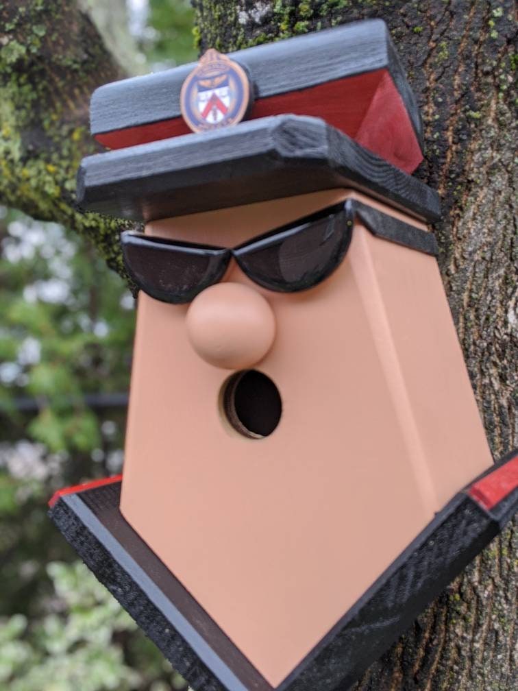 Metropolitan Toronto Police Officer with Sunglasses Birdhouse.