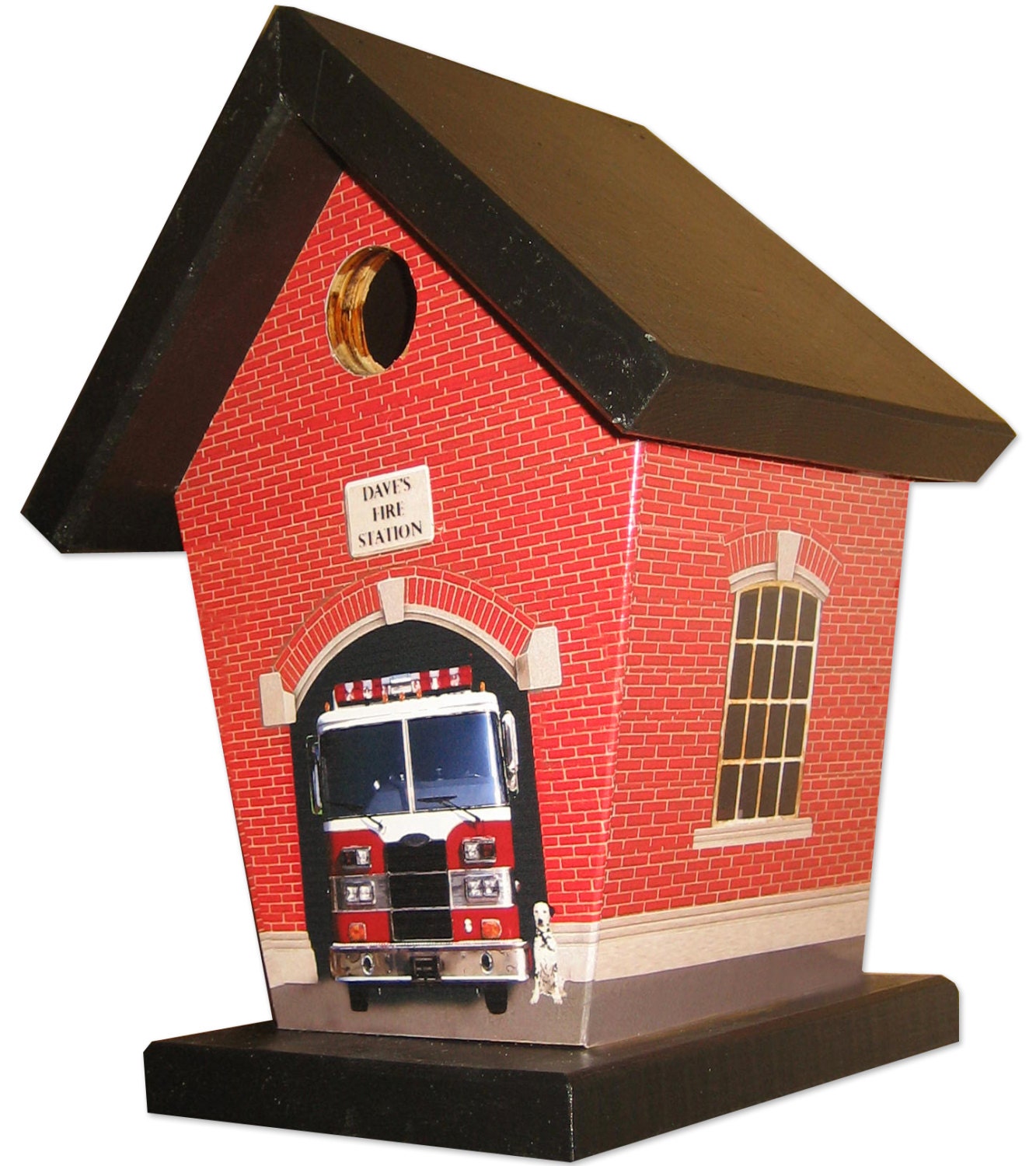 Fire Station Birdhouse