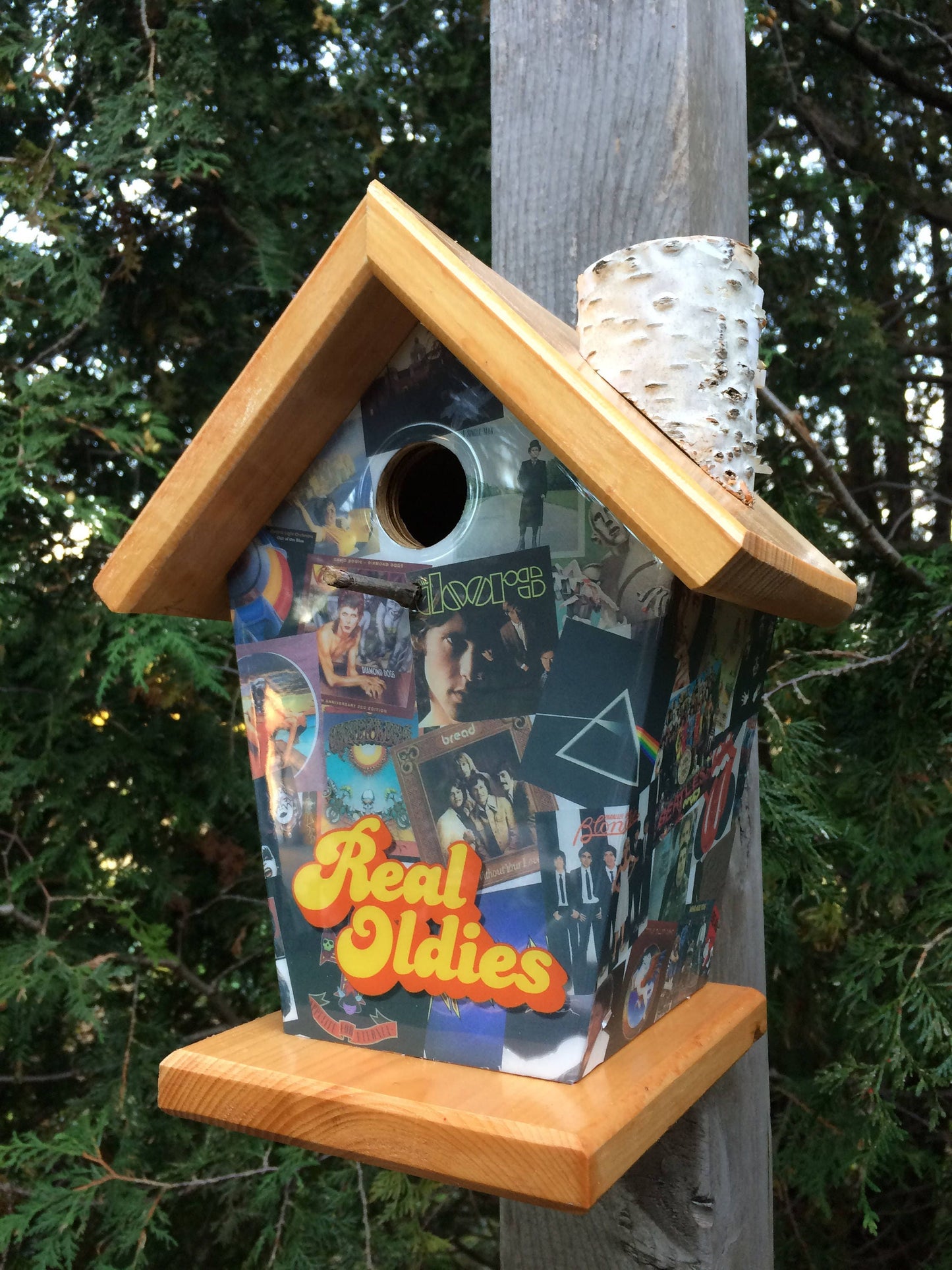 Real Oldies (Stained Roof) Birdhouse
