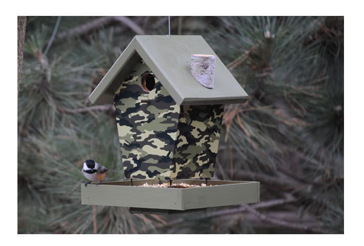 Camouflage Bird Feeder