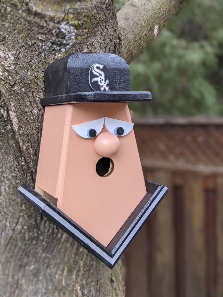 Chicago White Sox Player Birdhouse