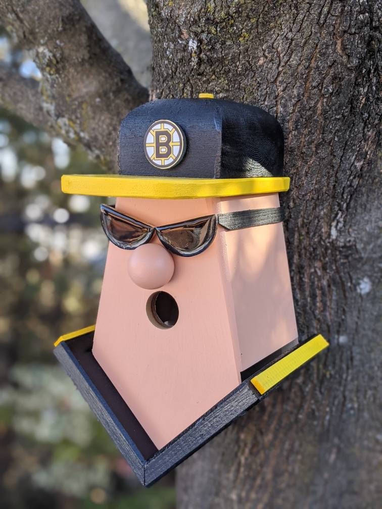 Boston Bruins Fan Birdhouse