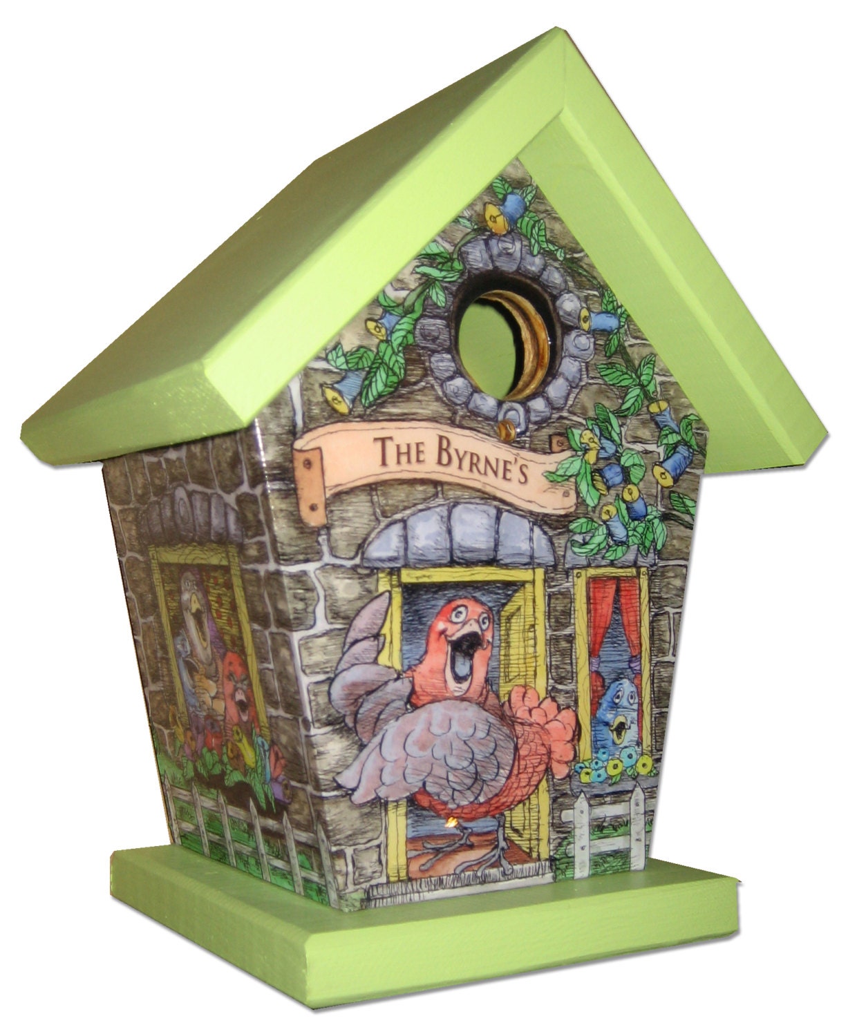Home Sweet Home.. Birdhouse Personalized
