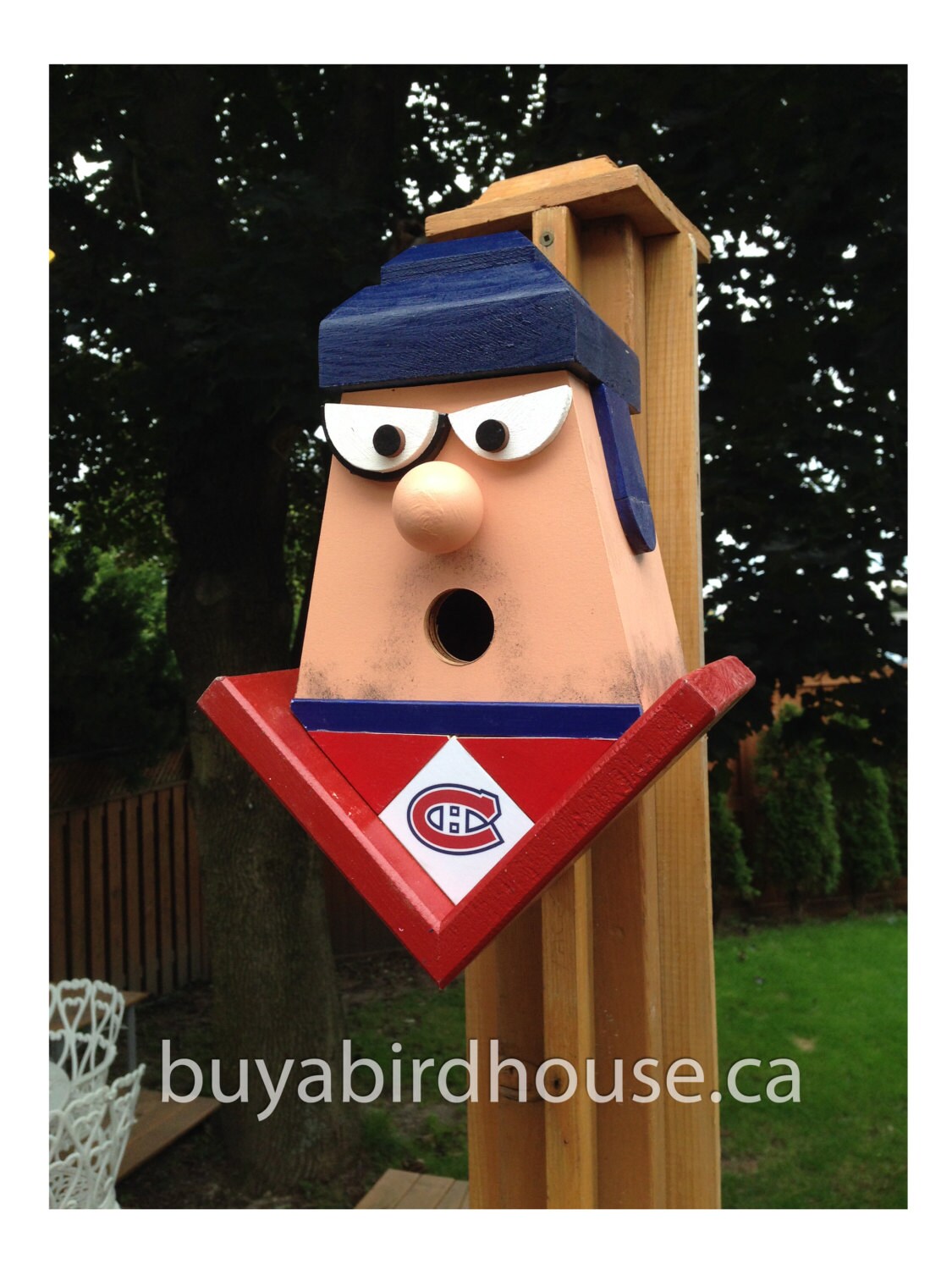 Montreal Canadiens Hockey Player Birdhouse