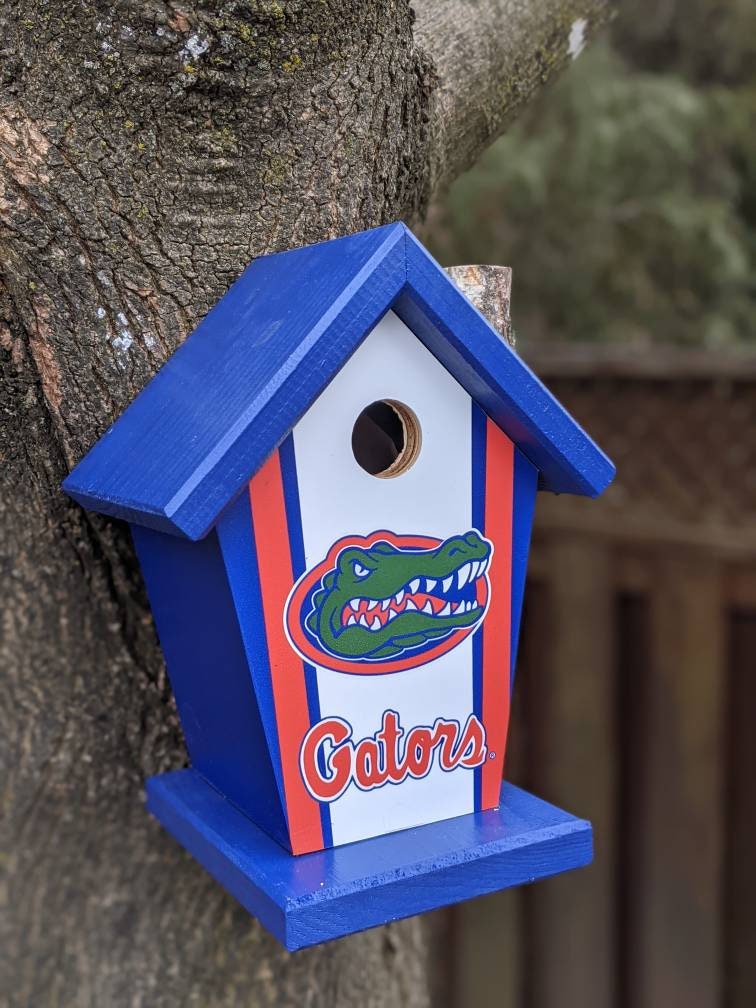 Florida Gators Birdhouse (Blue Roof) Birdhouse Sports