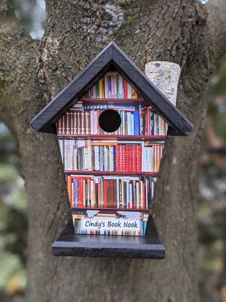Book Nook Personalized Birdhouse