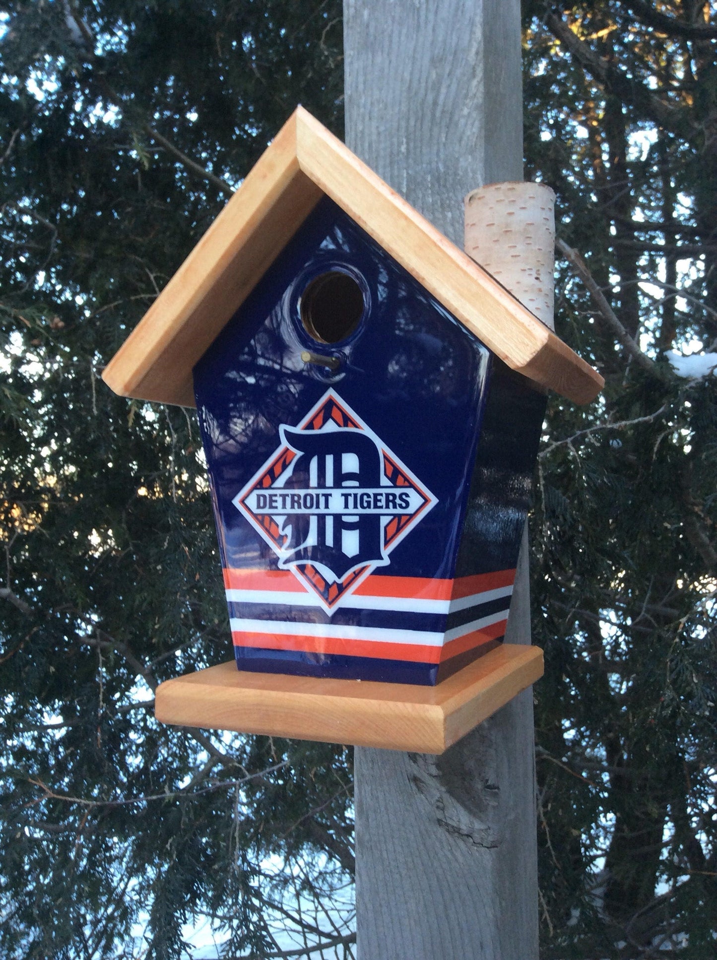 Detriot Tigers Birdhouse/Bird Feeder Sports