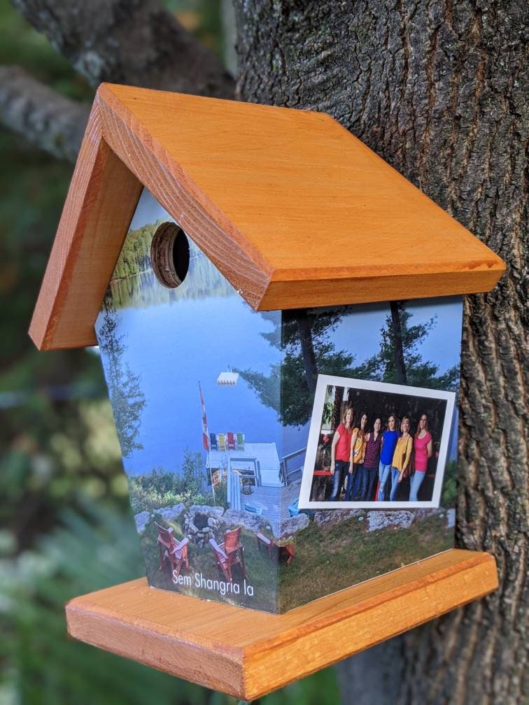 Personalized Cottage Birdhouse