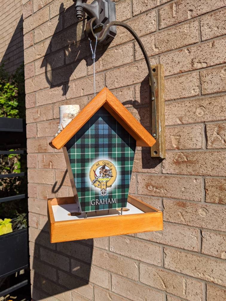 Graham Tartan & Crest Bird Feeder