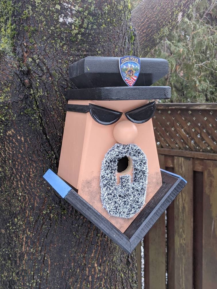 Clovis Police Officer Birdhouse