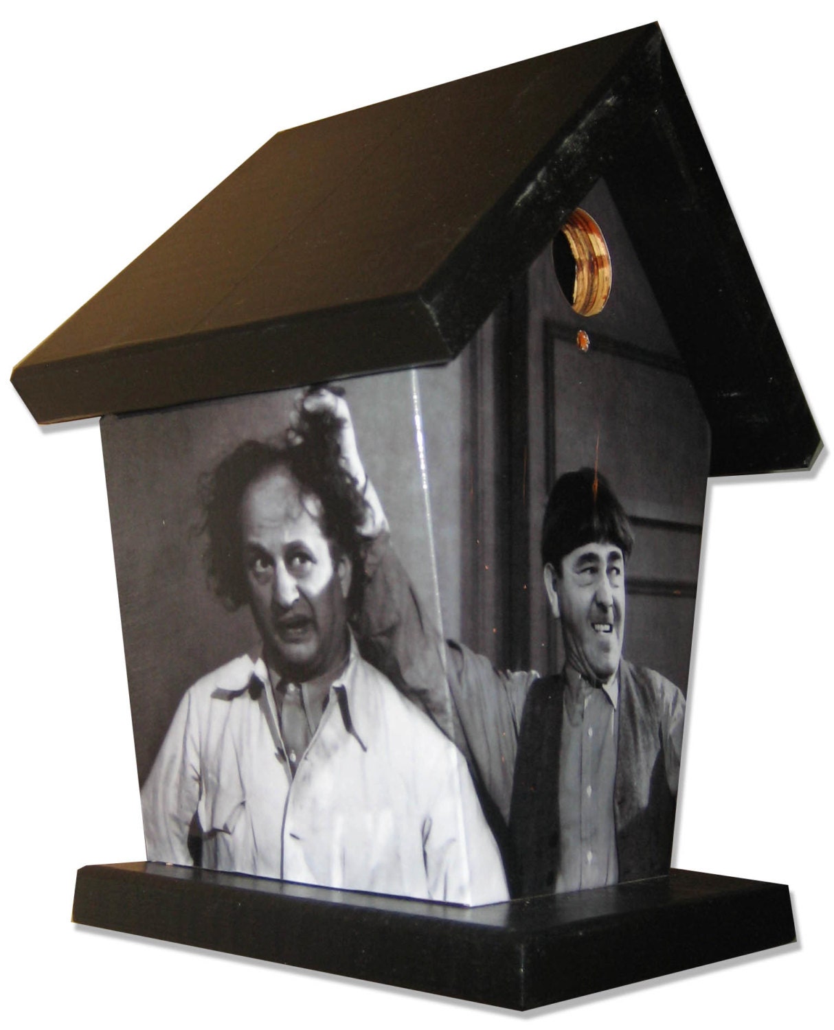 Three Stooges Birdhouse