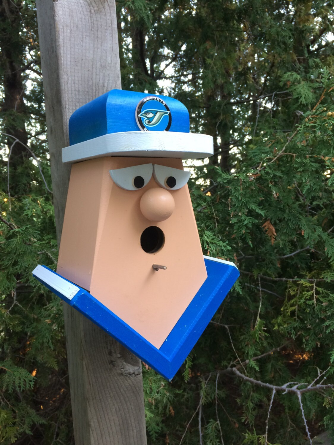 Blue Jays Player Birdhouse