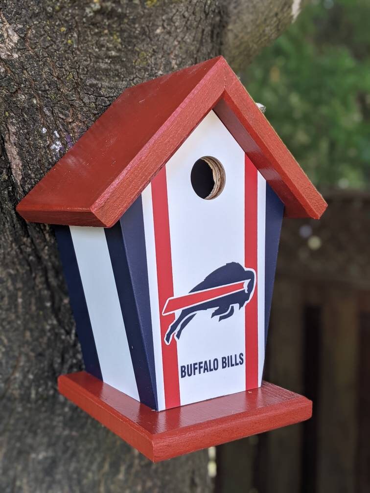 Buffalo Bills (Red Roof) Birdhouse