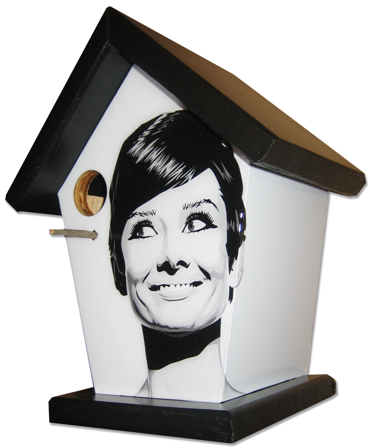 Audrey Hepburn Birdhouse