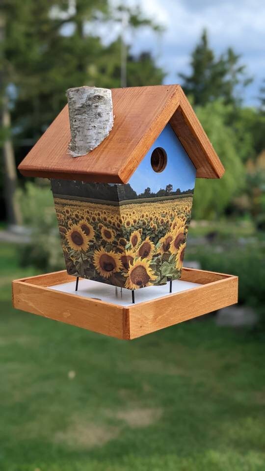 Sunflower Bird Feeder