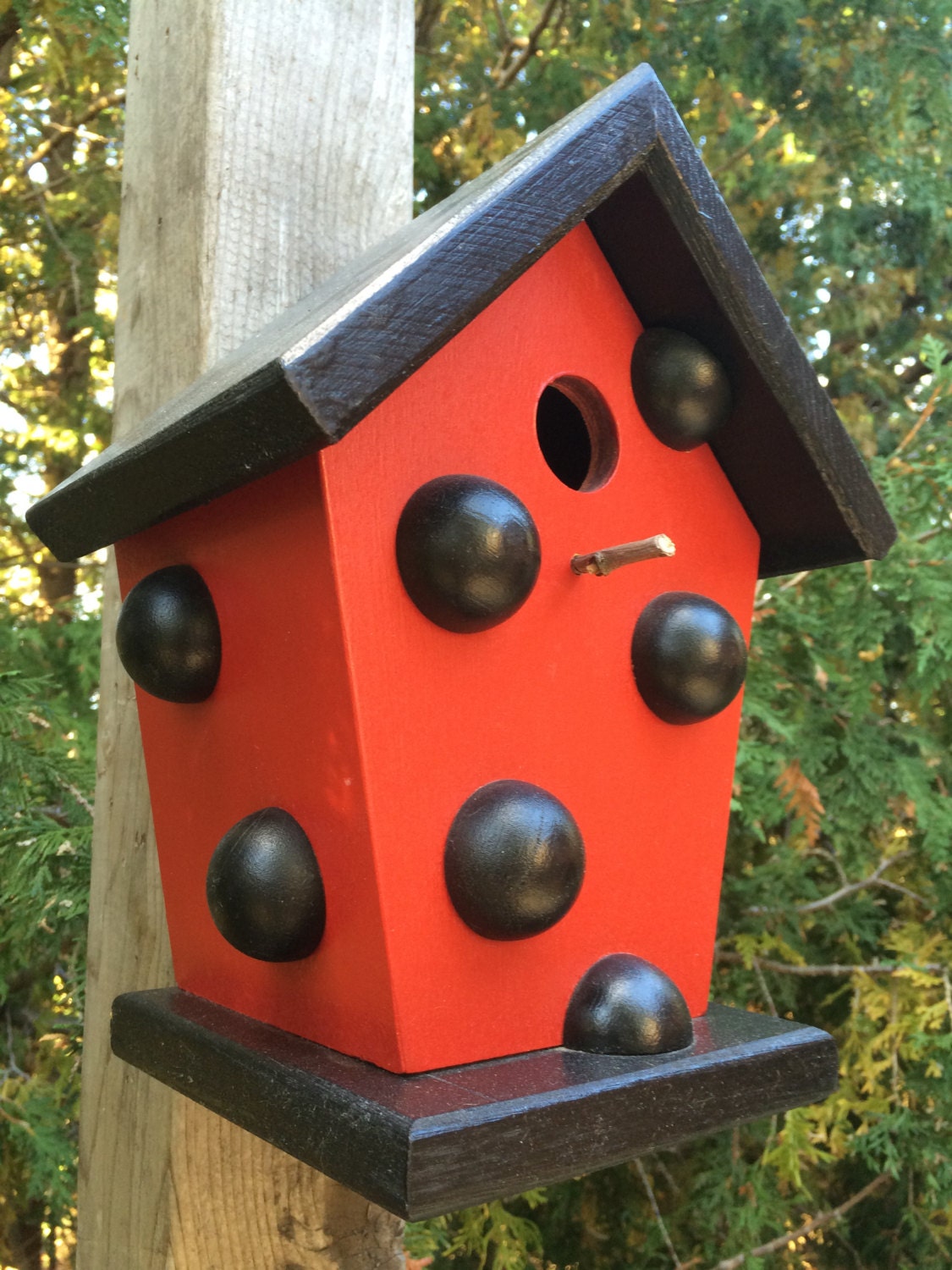Ladybug Birdhouse