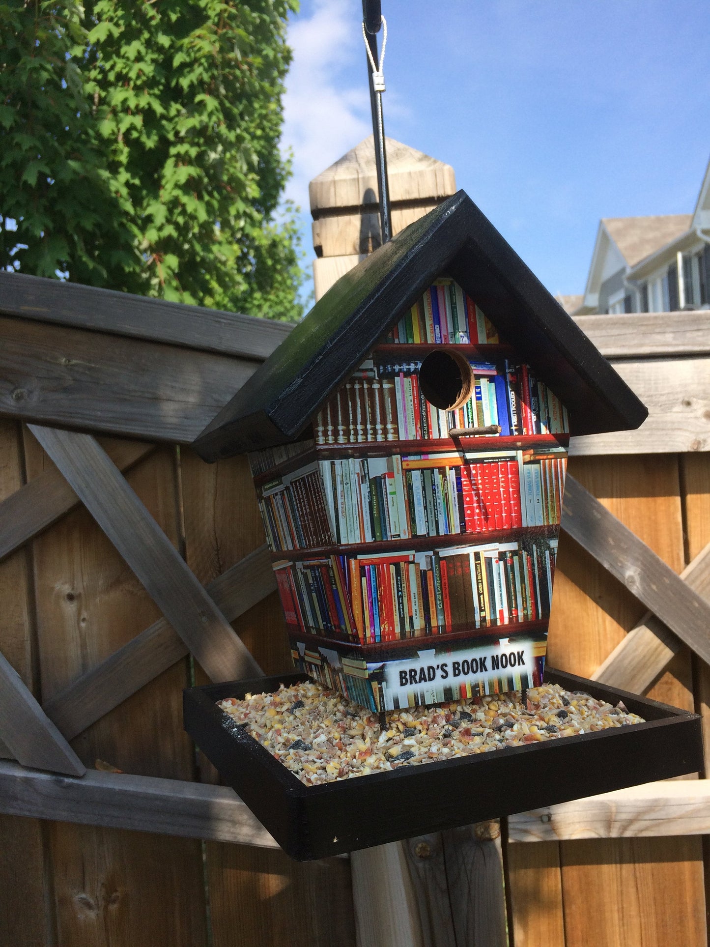Book Crazy! Personalized Birdhouse