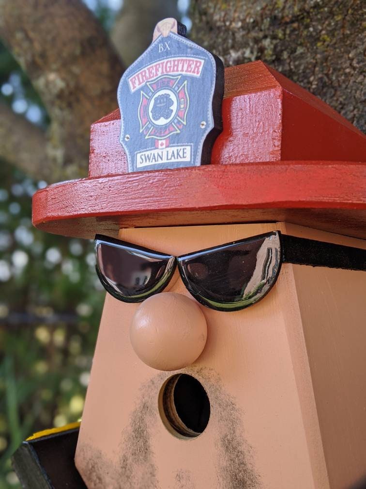 Firefighter Personalized Birdhouse