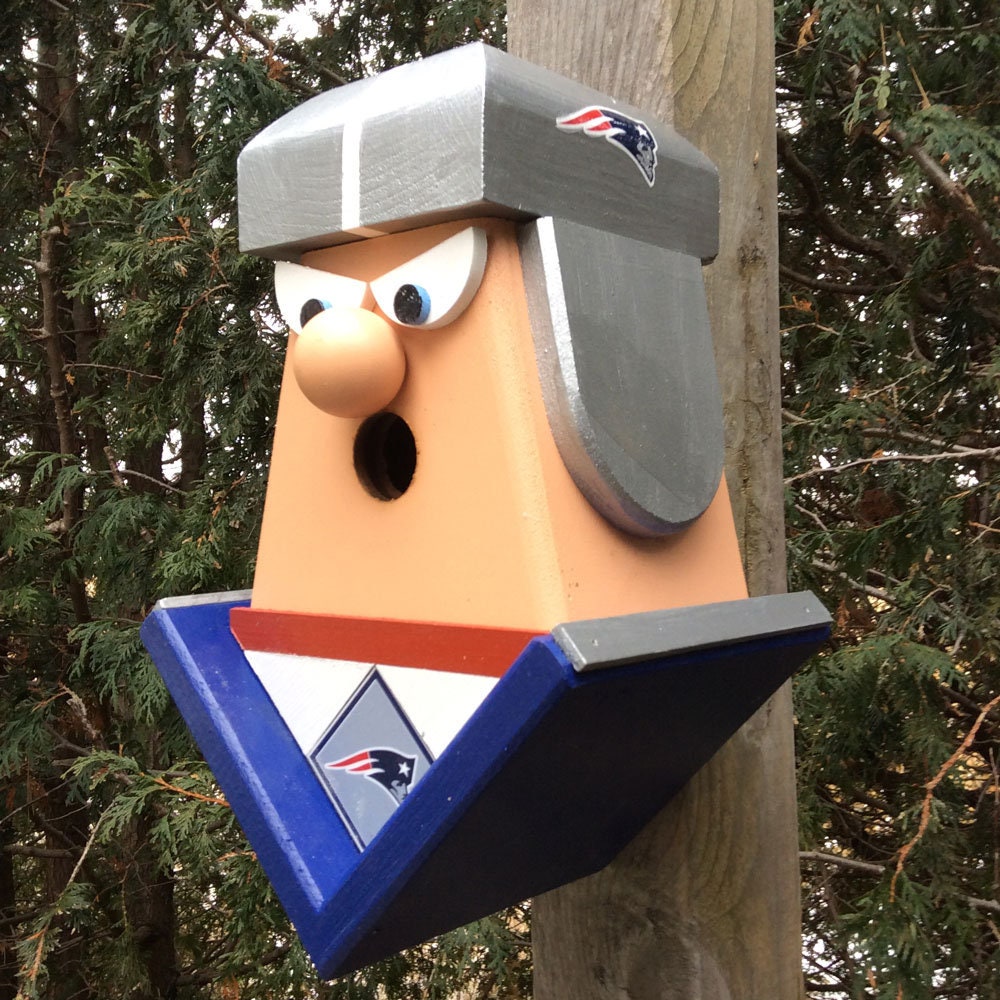 New England Patriots Player Birdhouse