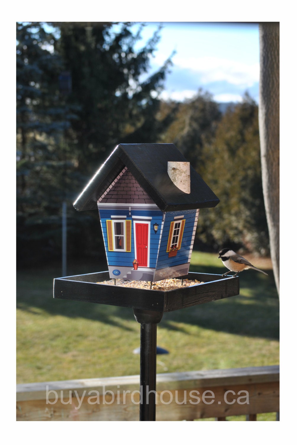 New Orleans Shotgun Style Bird Feeder