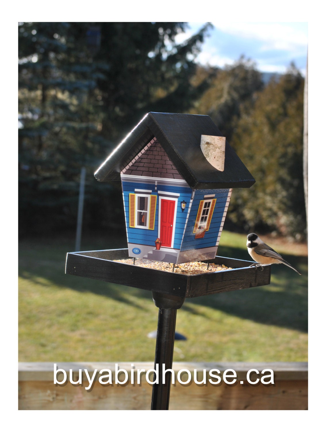 New Orleans Shotgun Style Bird Feeder