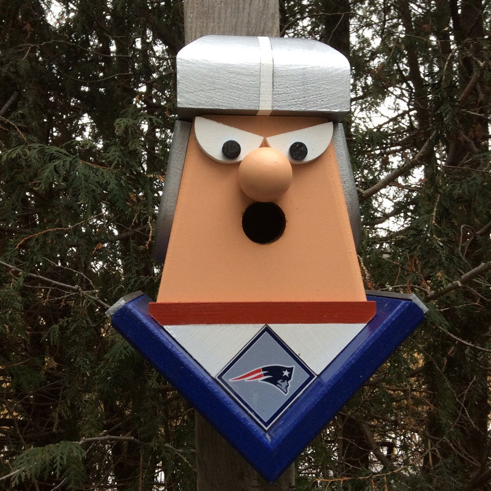 New England Patriots Player Birdhouse