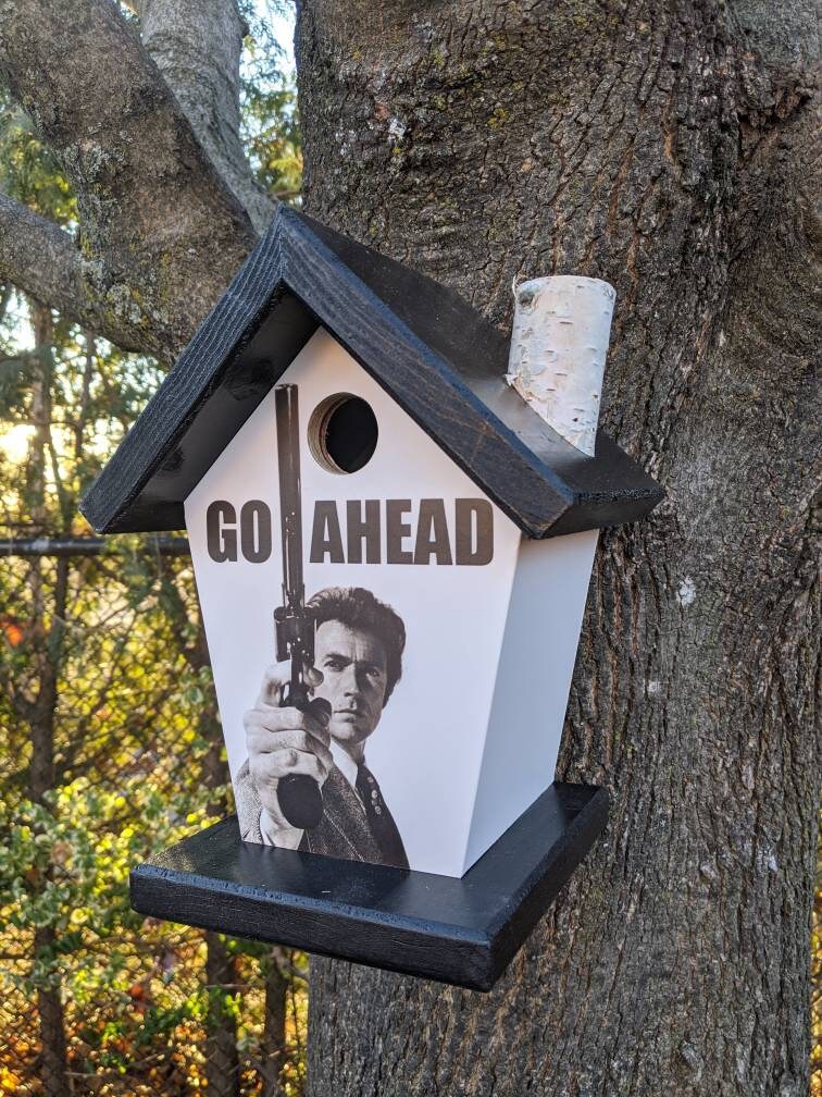 Clint Eastwood Magnum Force Birdhouse