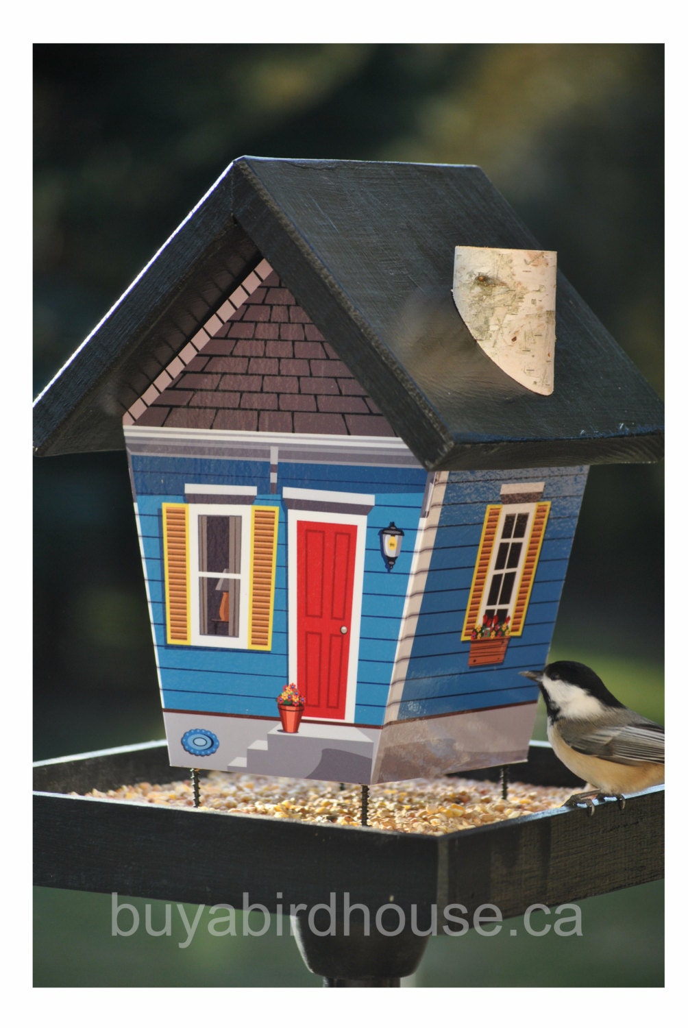 New Orleans Shotgun Style Bird Feeder