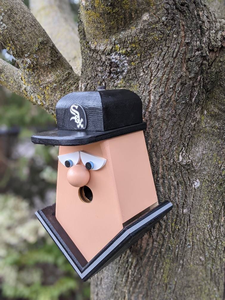 Chicago White Sox Player Birdhouse