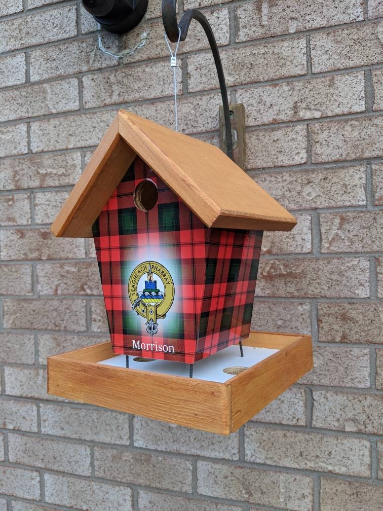 Morrison Tartan & Crest Bird Feeder