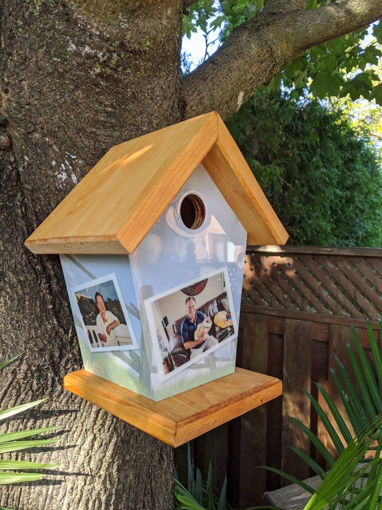 Personalized Photos Birdhouse ( 3 Images)