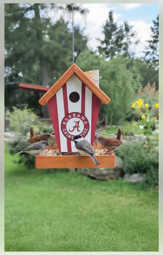 Alabama Crimson Tide Bird Feeder