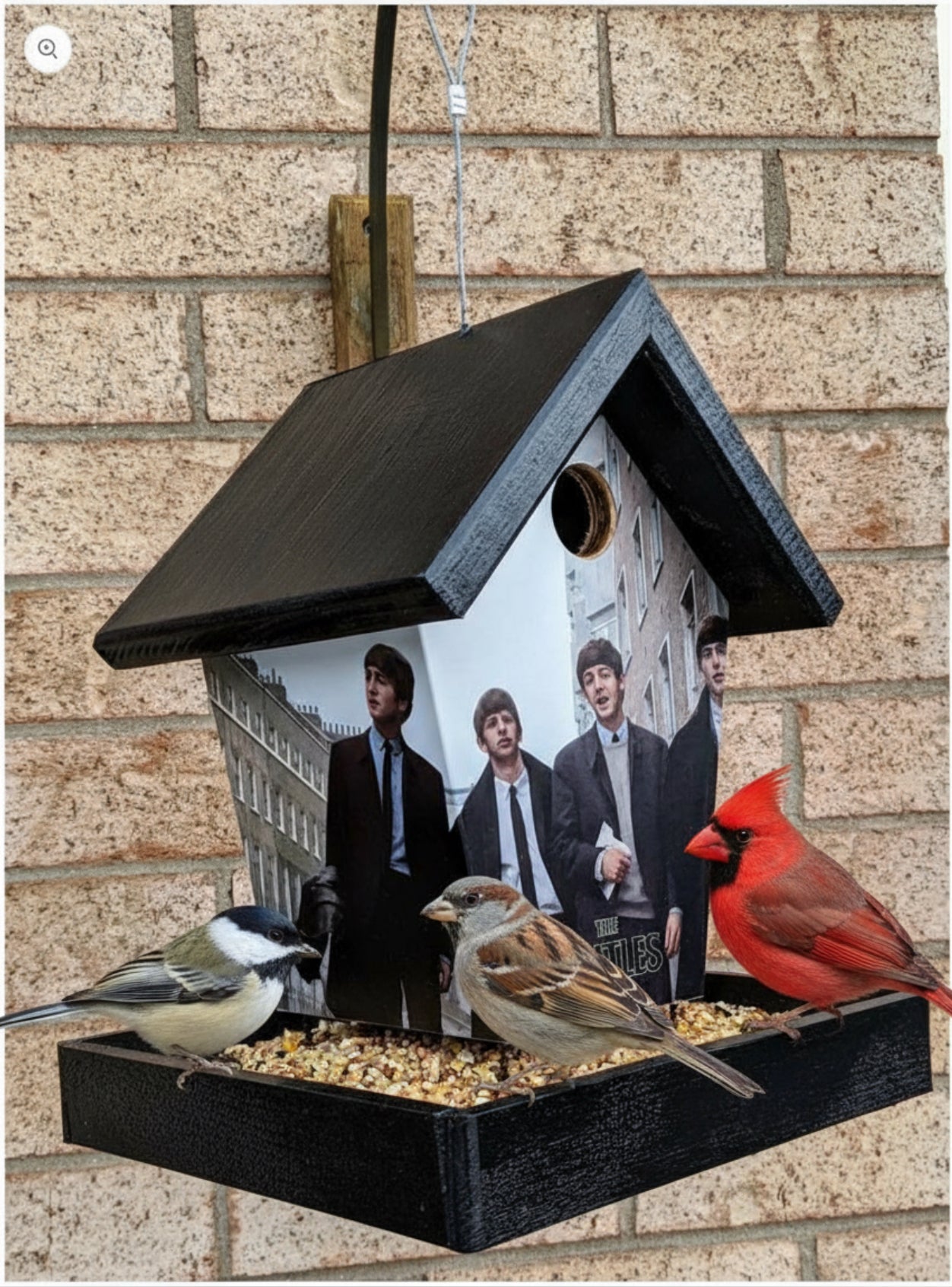 Beatles Bird Feeder Music
