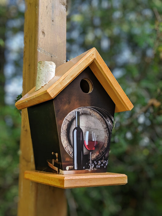 Wine lovers Birdhouse