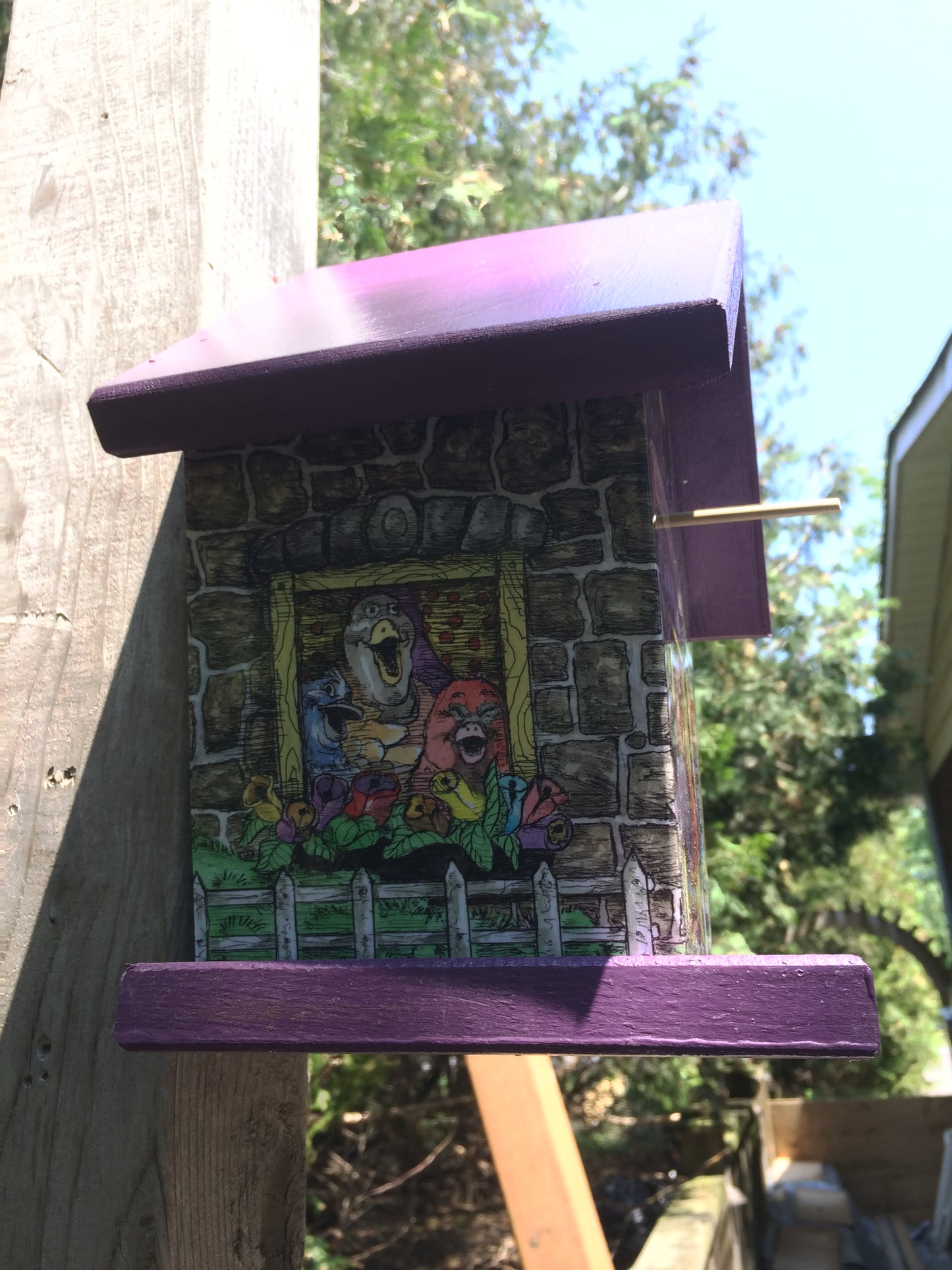 Home Sweet Home Birdhouse  Art work by Phil Mallette