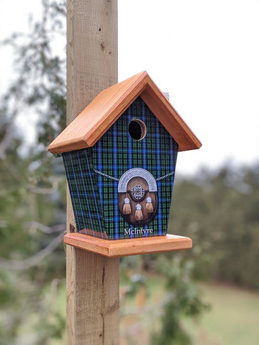 McIntyre Tartan Birdhouse